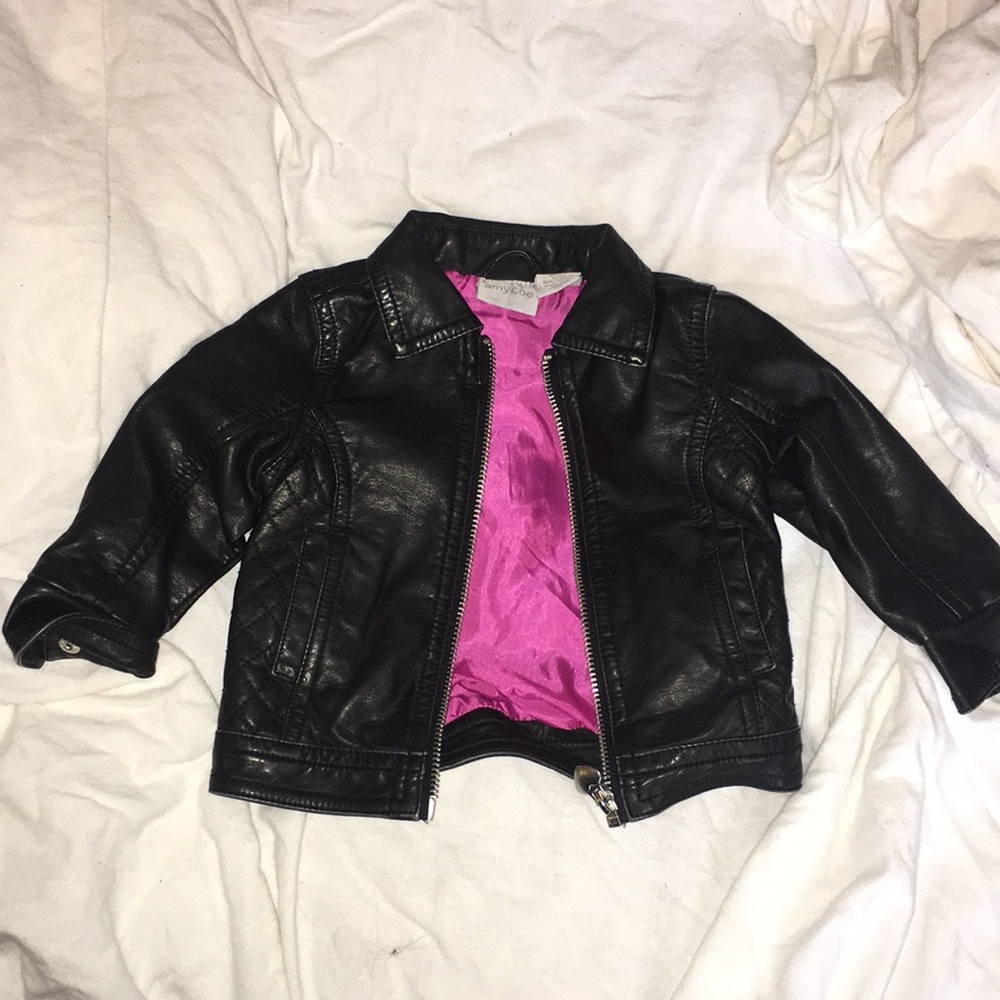 Faux leather jacket